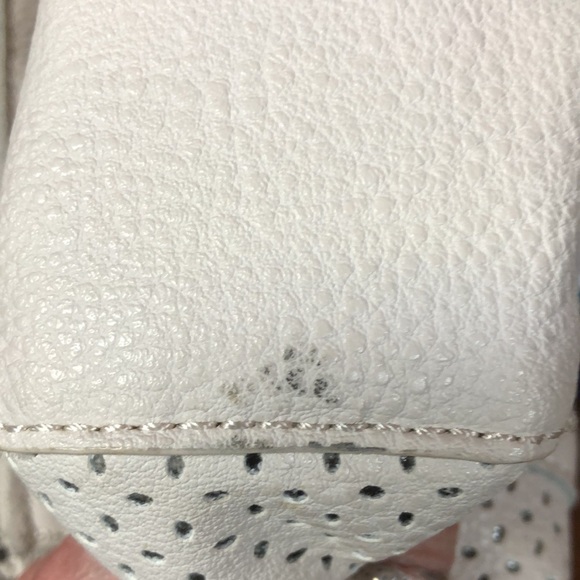 The Sak Camila Stone Perforated Leather Crossbody Handbag Purse - Picture 16 of 16